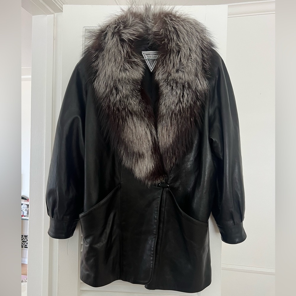 Marvin Richard’s fox fur leather jacket